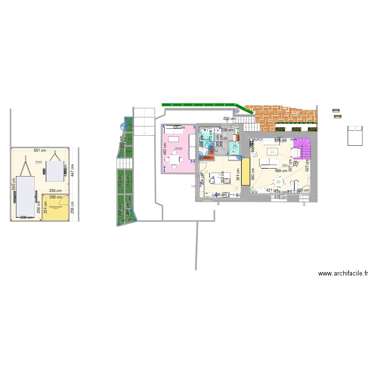 Carport-16-01-2025 bis. Plan de 19 pièces et 121 m2