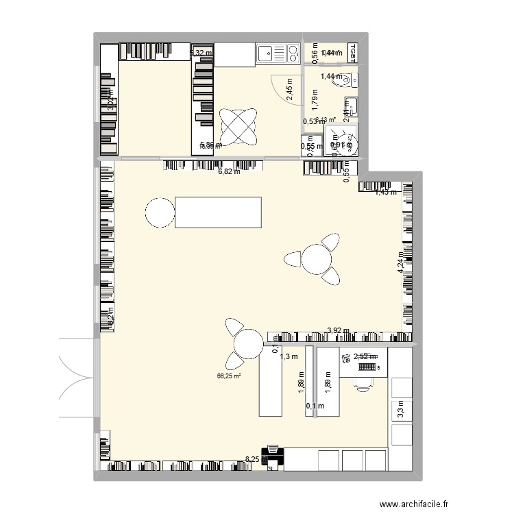 V4S LCR VERGER 3.2. Plan de 4 pièces et 87 m2