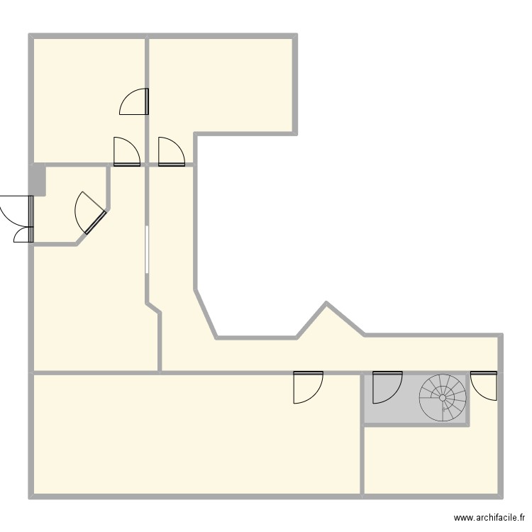 WIMOOV SARREBOURG PLAN DE L'EXISTANT. Plan de 9 pièces et 131 m2