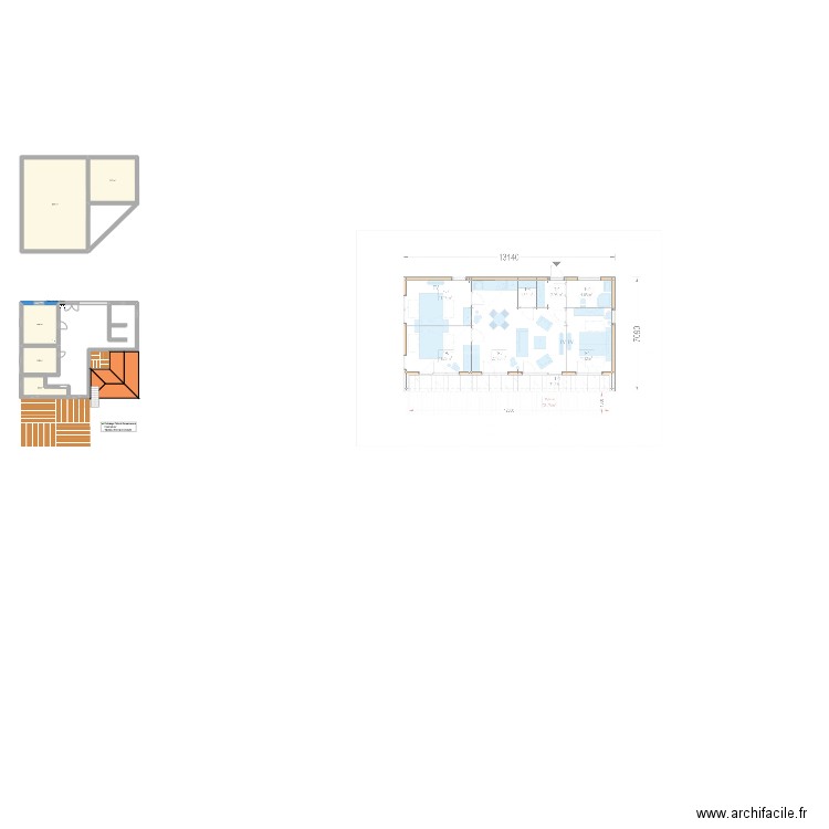 gbp. Plan de 5 pièces et 189 m2