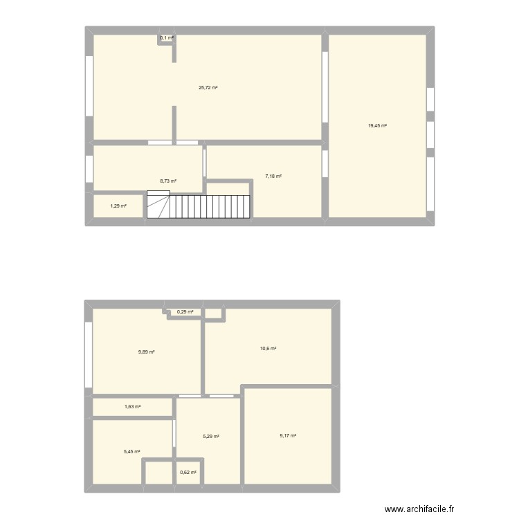 ANATOLE FRANCE . Plan de 14 pièces et 105 m2