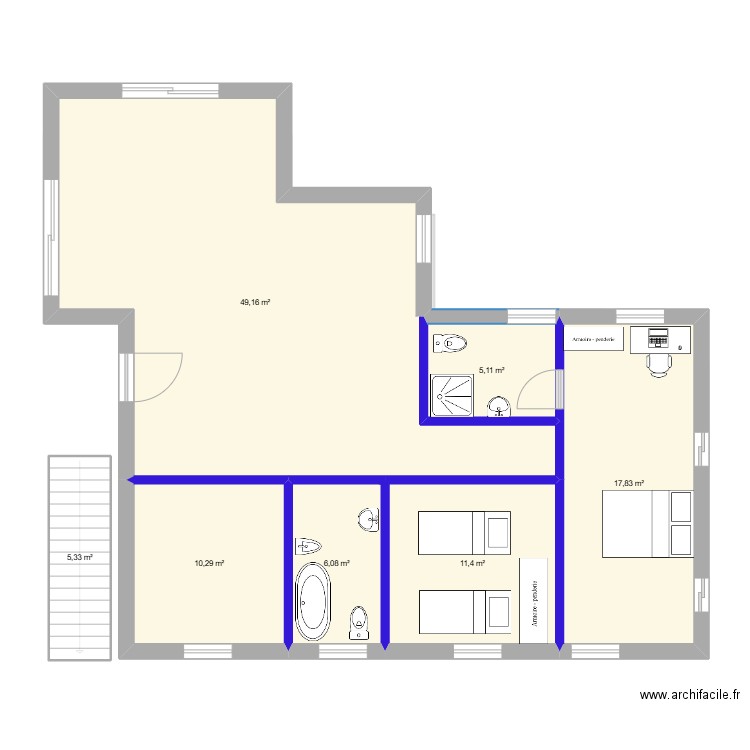 Casa de casar de palomero 6 REFORMA. Plan de 8 pièces et 201 m2