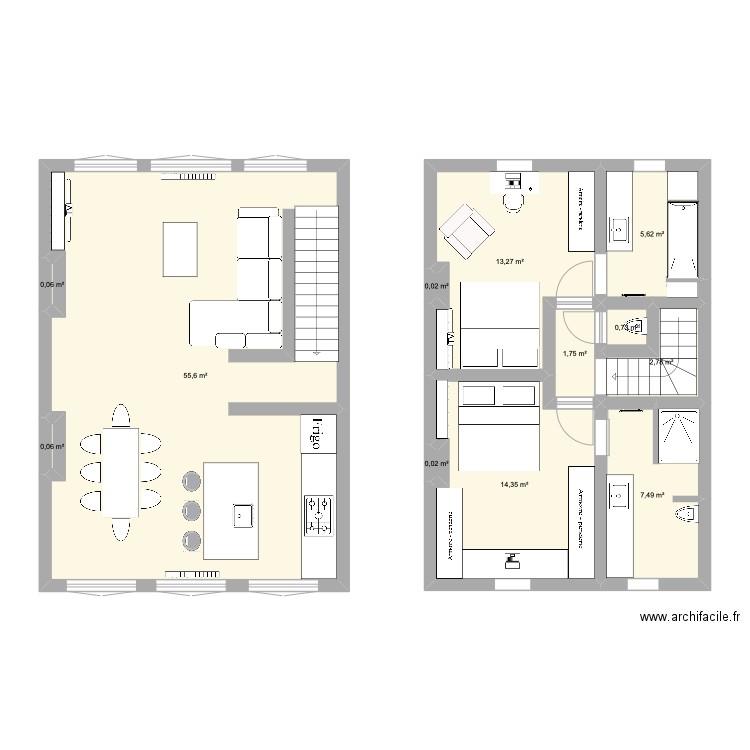 saint gilles 45. Plan de 12 pièces et 102 m2