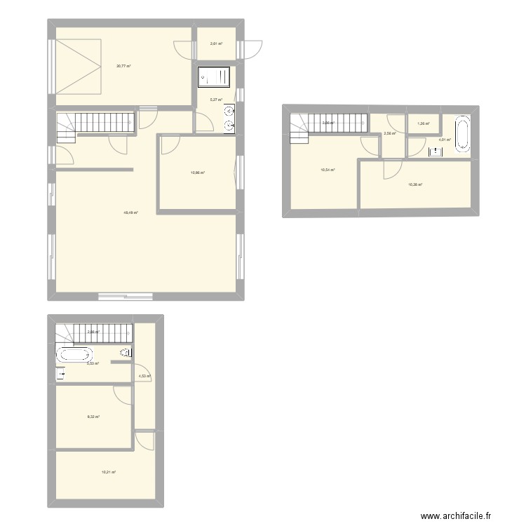 sud3. Plan de 16 pièces et 152 m2