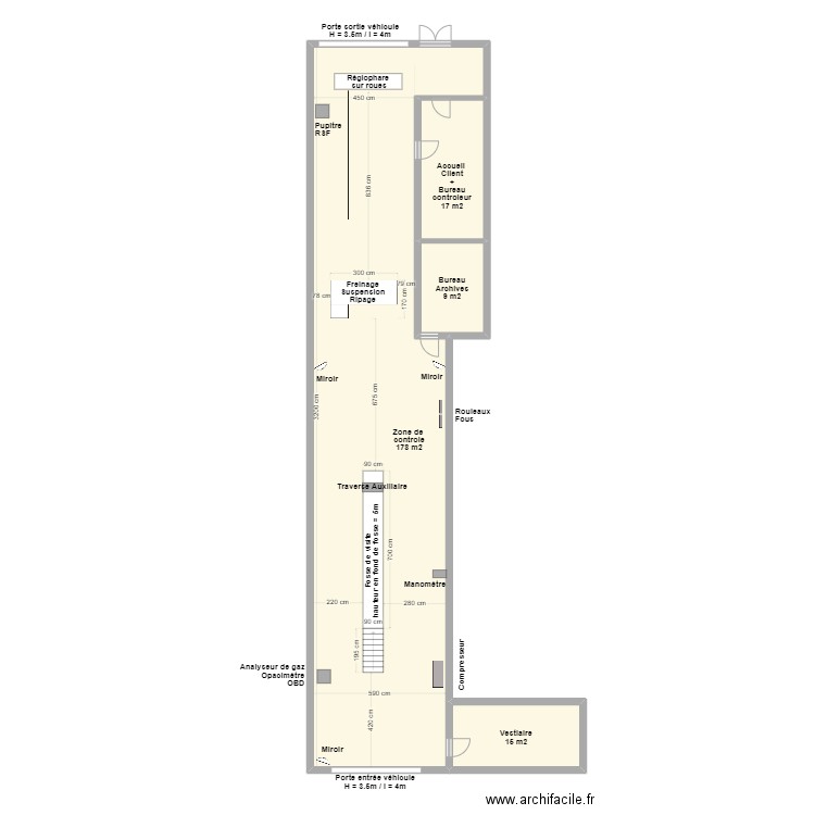 CCT VL Nogent sur Oise v3. Plan de 4 pièces et 223 m2