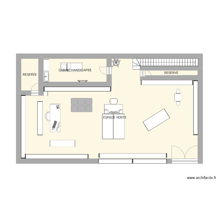 ESPACE VENTE. Plan de 4 pièces et 47 m2