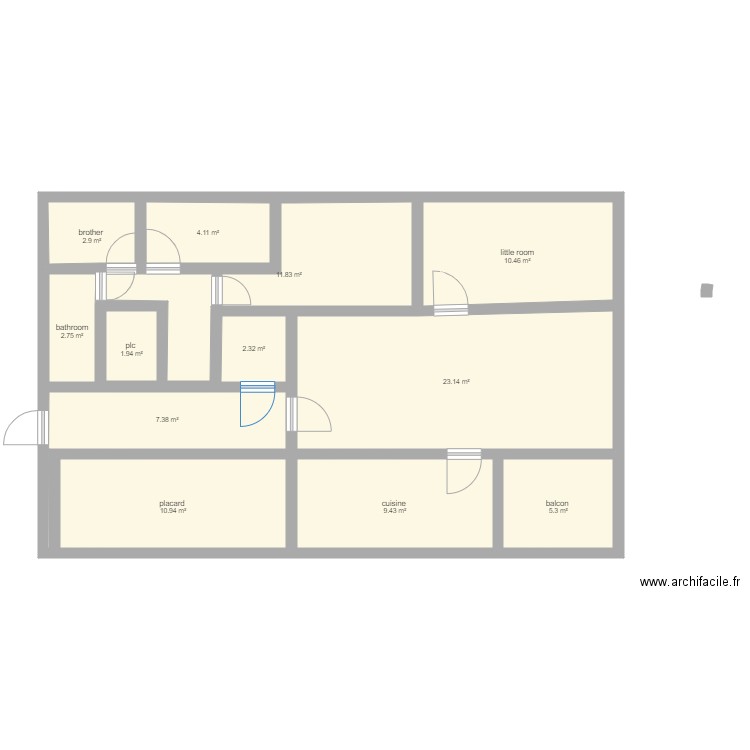 MA MAISON . Plan de 12 pièces et 92 m2