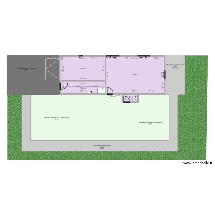 E3C CHOISY EN BRIE AVANT TRAVAUX. Plan de 7 pièces et 178 m2