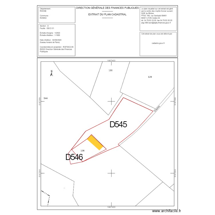 DP2_V508. Plan de 0 pièce et 0 m2