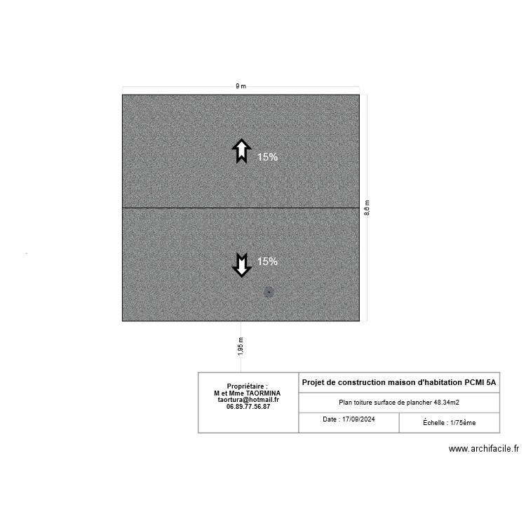 PCMI 5A toiture ver2. Plan de 0 pièce et 0 m2