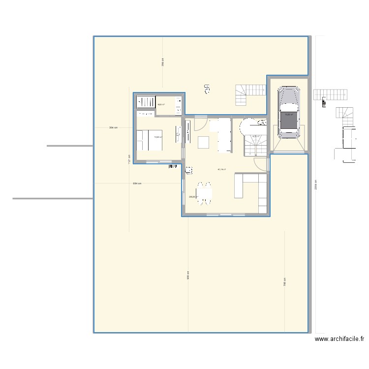 TREV2. Plan de 6 pièces et 365 m2