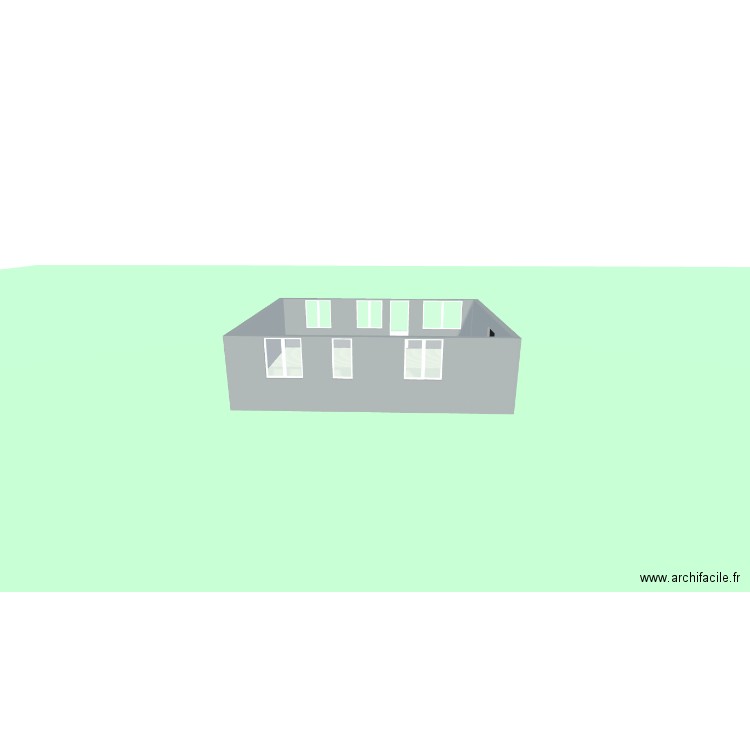 coteaux. Plan de 1 pièce et 73 m2