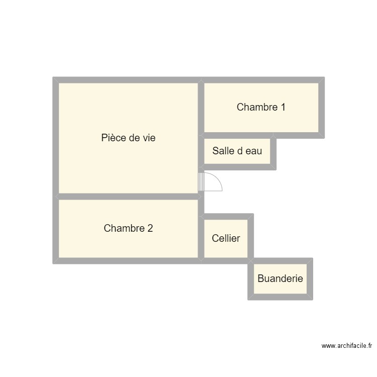 2410 TARANNE R+3. Plan de 6 pièces et 11 m2