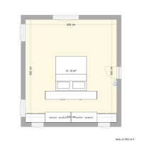 suite parentale etage avec meubles