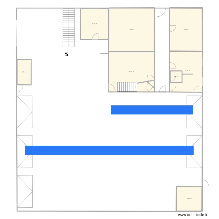 HUTTENDORF. Plan de 8 pièces et 140 m2