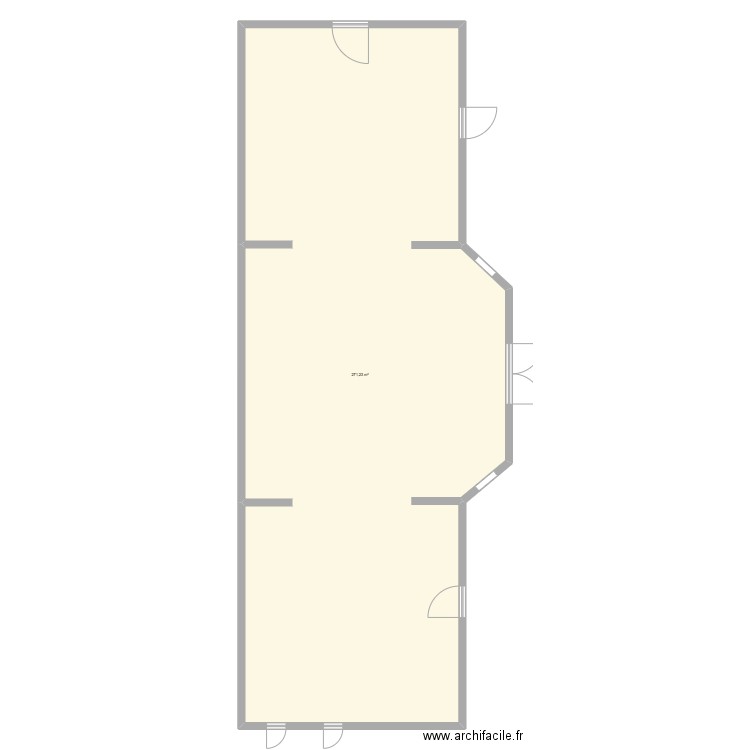 PLAN DE TABLE. Plan de 1 pièce et 271 m2