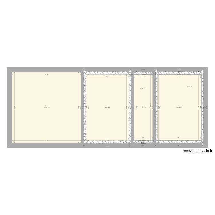 HENNEBONT. Plan de 9 pièces et 141 m2