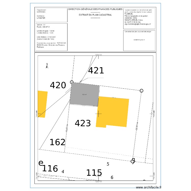 lanester2. Plan de 0 pièce et 0 m2