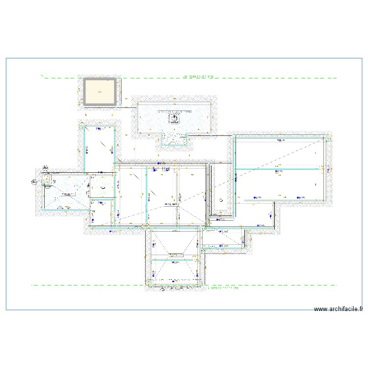 Test. Plan de 1 pièce et 20 m2