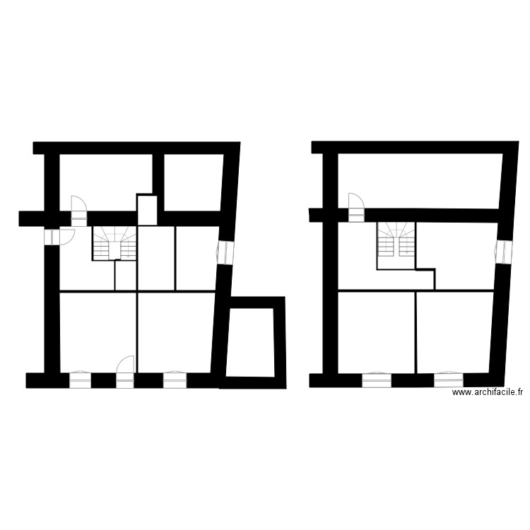 POULY_PJT. Plan de 8 pièces et 118 m2