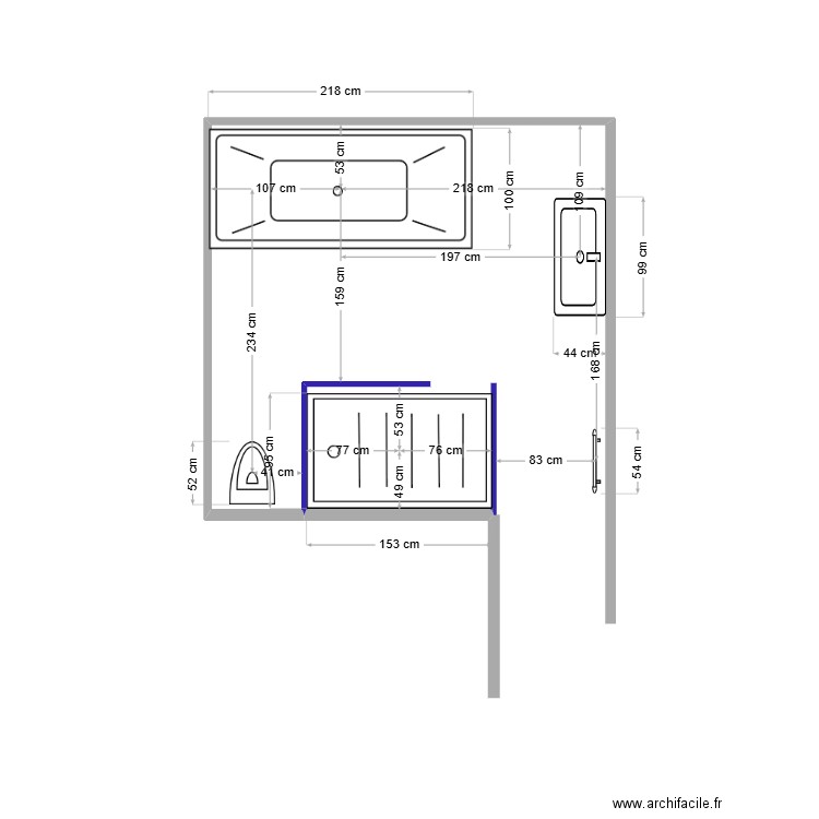 Salle de Bain Parentale 3. Plan de 0 pièce et 0 m2