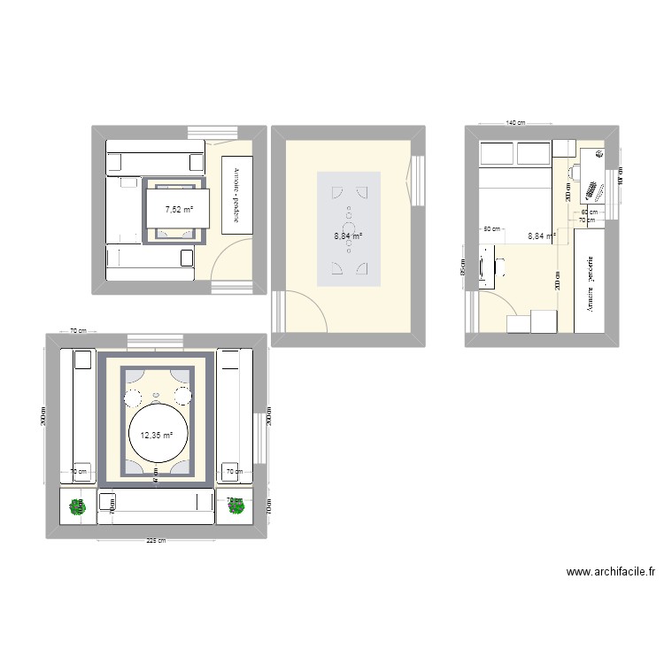 plan_2. Plan de 4 pièces et 38 m2