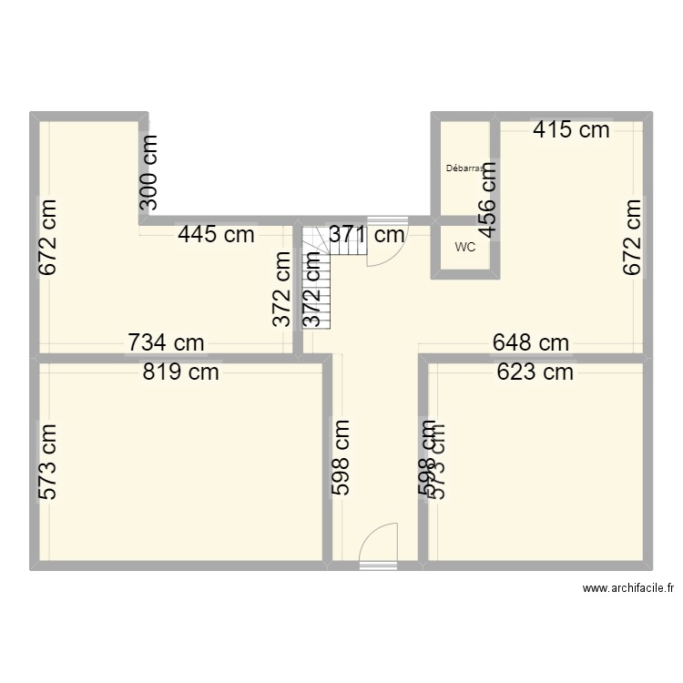 GHLIN. Plan de 6 pièces et 185 m2