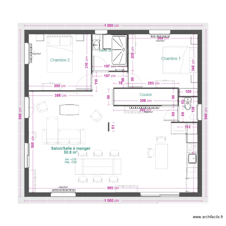 ROBIN_PLAN CH_R+1_MERLET_PLERIN. Plan de 0 pièce et 0 m2