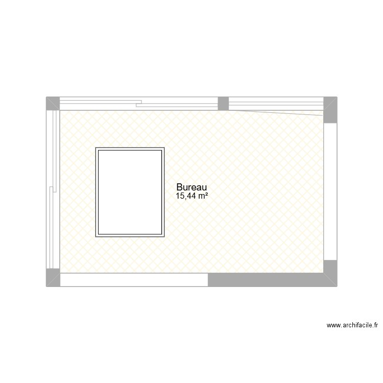 20241216 - Véranda. Plan de 1 pièce et 15 m2