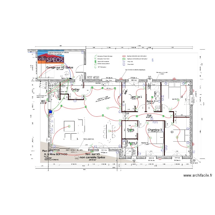 Plan_Dernière version_Elec_01. Plan de 0 pièce et 0 m2