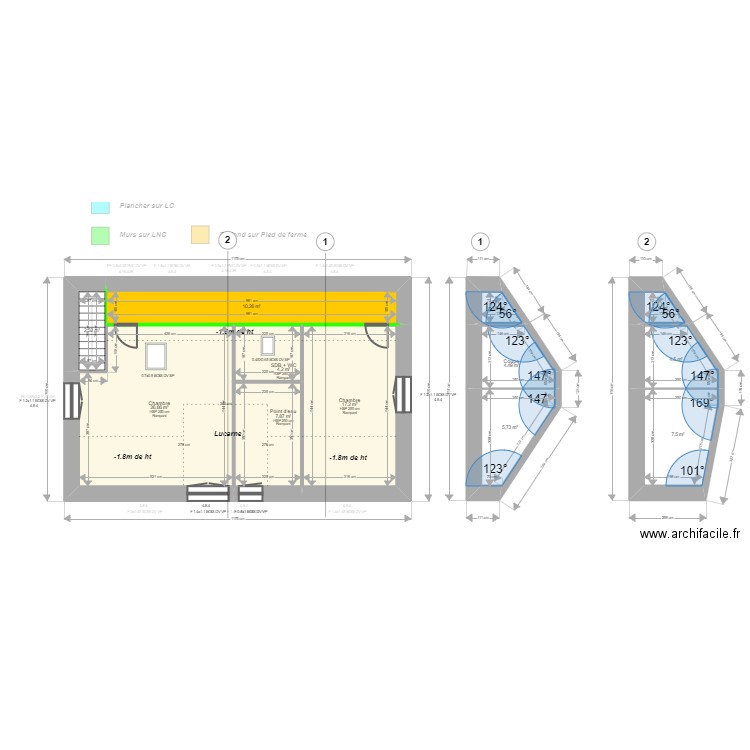 ML24011189. Plan de 27 pièces et 229 m2