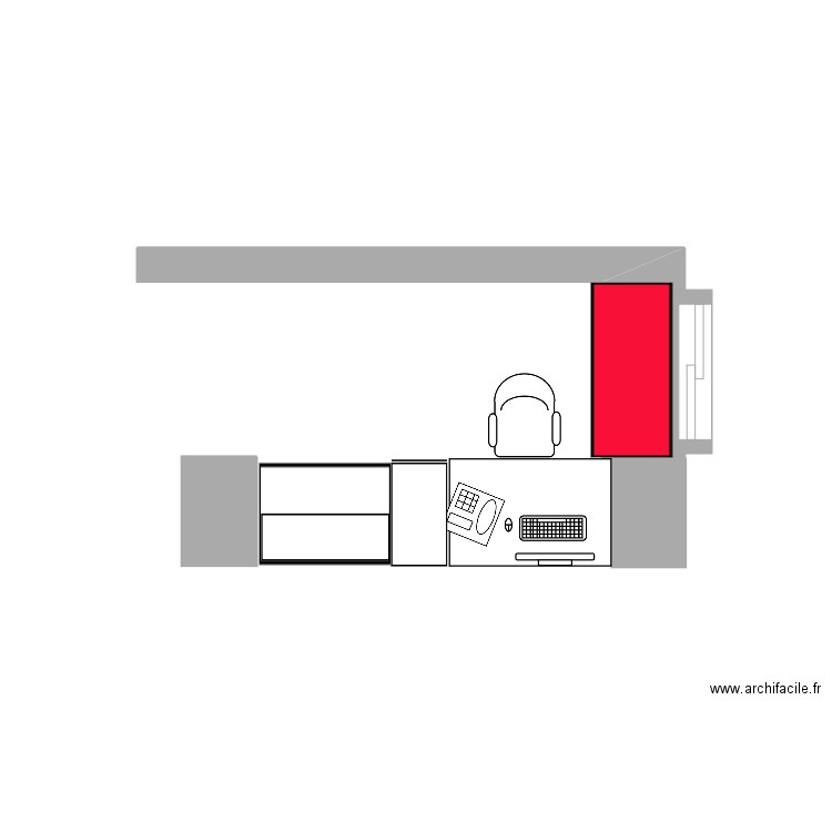 Implantation actuelle. Plan de 0 pièce et 0 m2