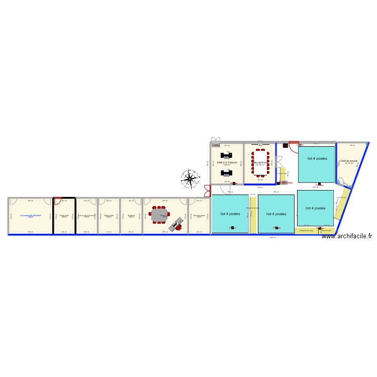 DSIM NB R2. Plan de 10 pièces et 159 m2