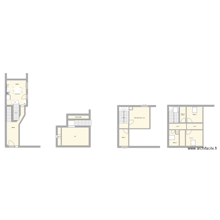 Chaumont_en_vexin. Plan de 17 pièces et 106 m2