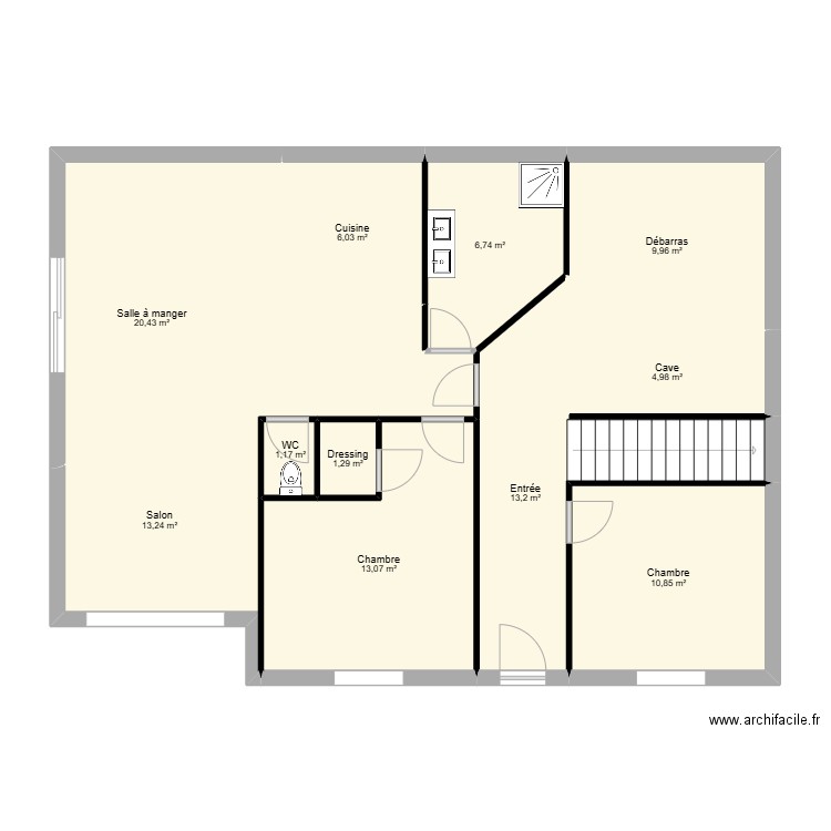 DAMIEN. Plan de 11 pièces et 101 m2