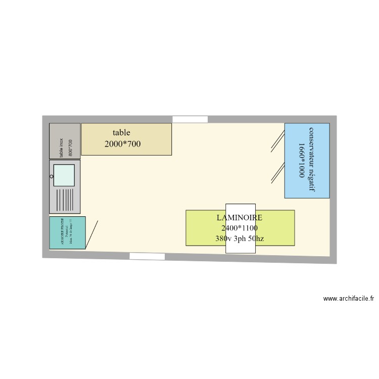 jerm1. Plan de 1 pièce et 18 m2