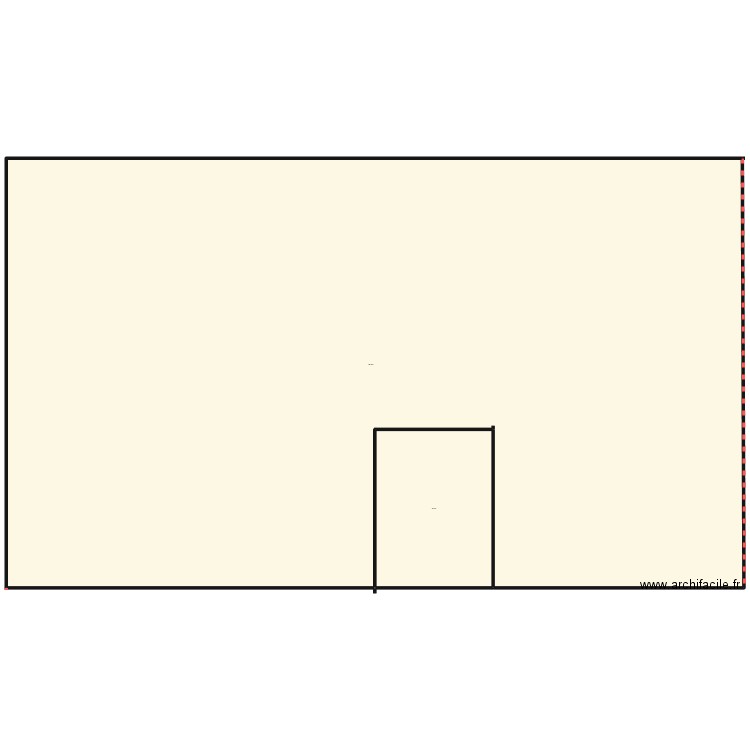 etage. Plan de 2 pièces et -220 m2