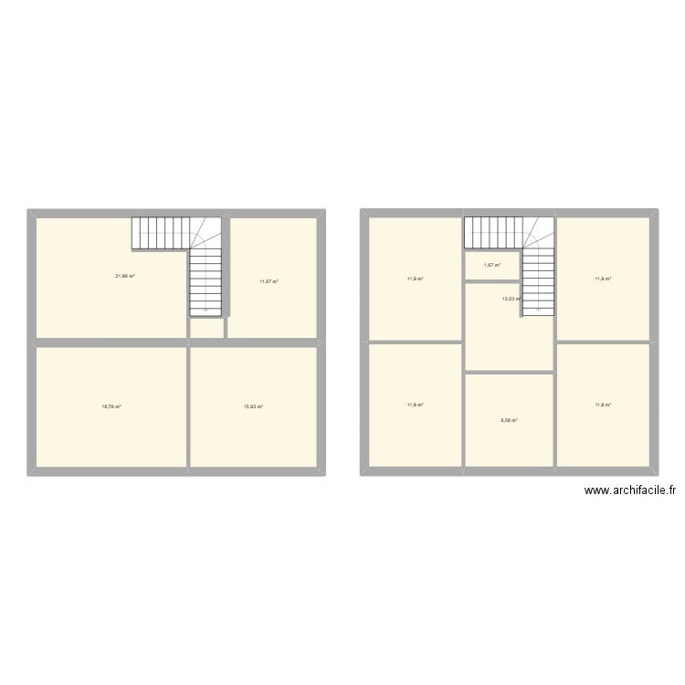 Saint pierre de chandieu 4. Plan de 11 pièces et 138 m2