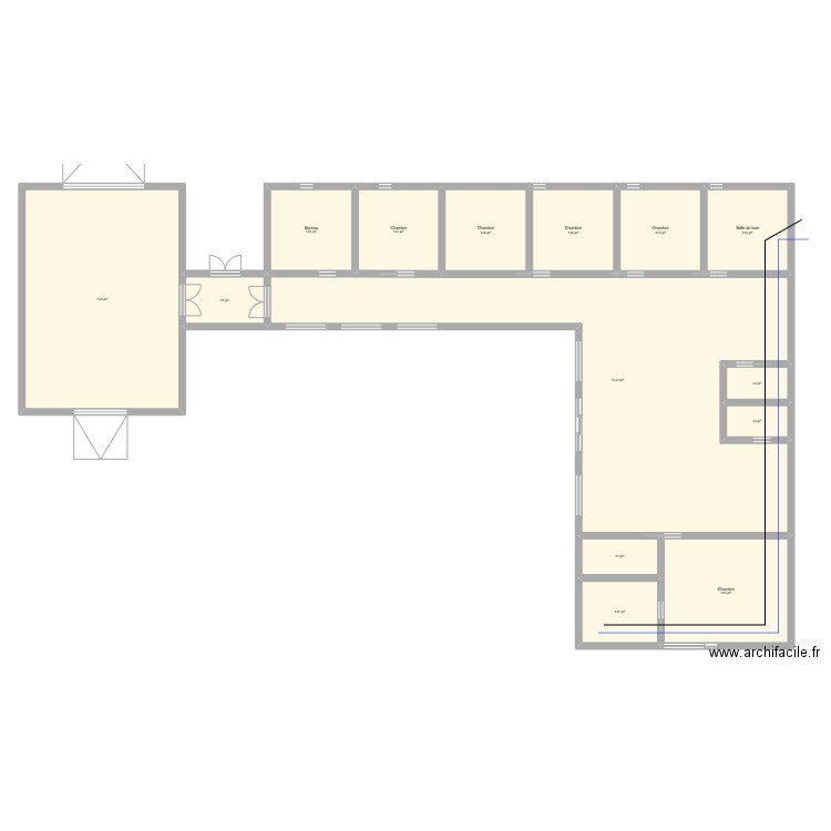 maison st antonin. Plan de 14 pièces et 331 m2