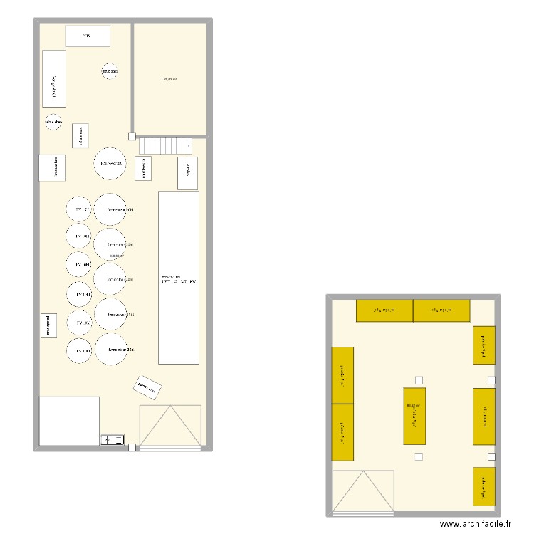 BV carmine 2025. Plan de 3 pièces et 254 m2