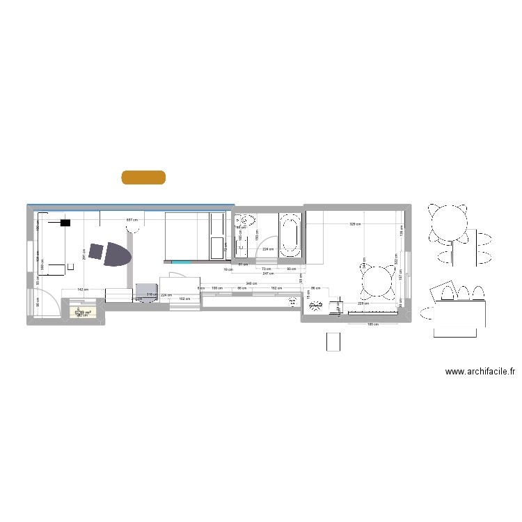 Lalancette mobilier. Plan de 1 pièce et 0 m2