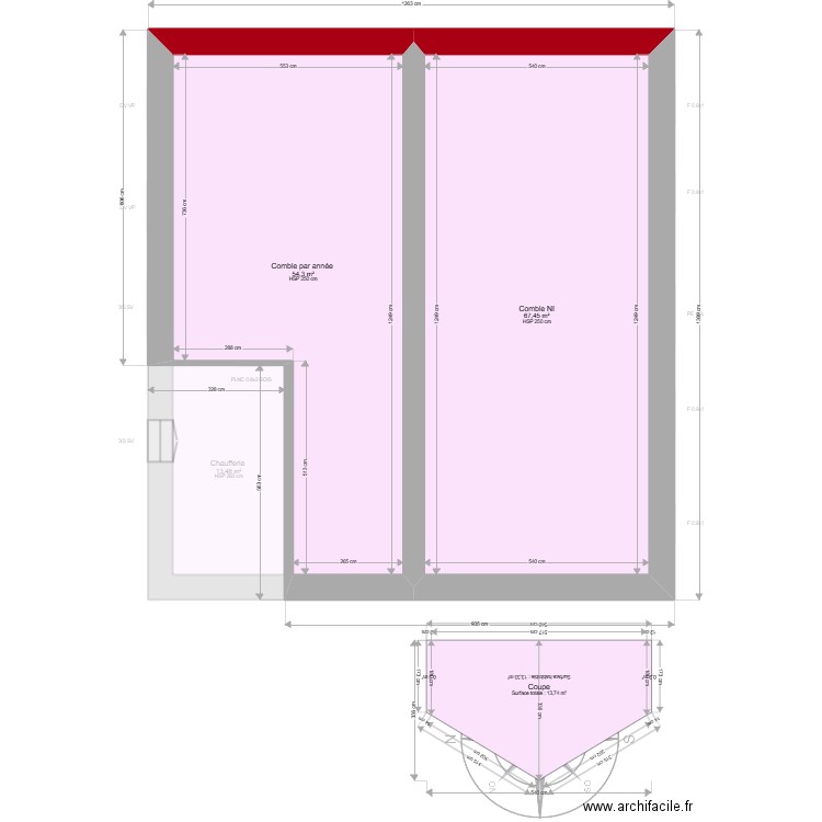  ML24018556  DUBOSC. Plan de 10 pièces et 254 m2