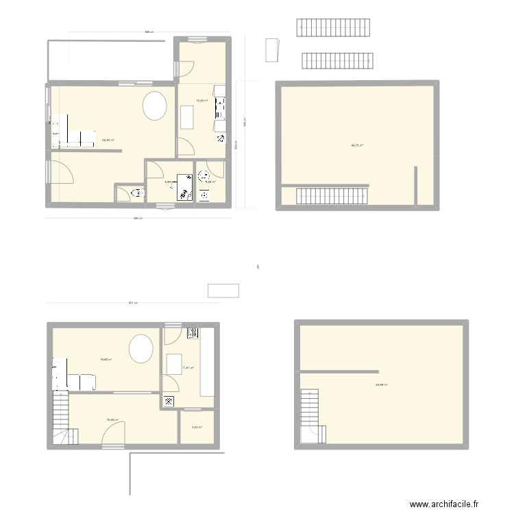 03.10-salon. Plan de 10 pièces et 212 m2