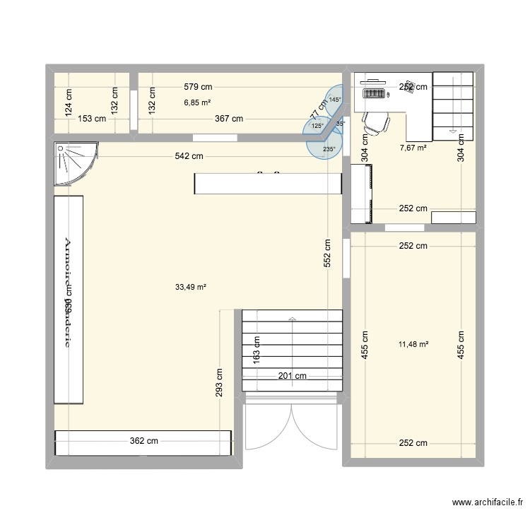 ALLEGORIK. Plan de 4 pièces et 59 m2