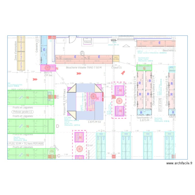 Neydens 2. Plan de 3 pièces et 2 m2