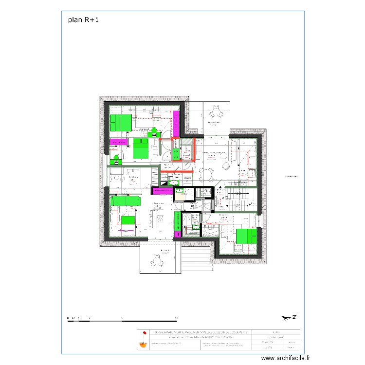 combles 12 juillet. Plan de 1 pièce et 2 m2