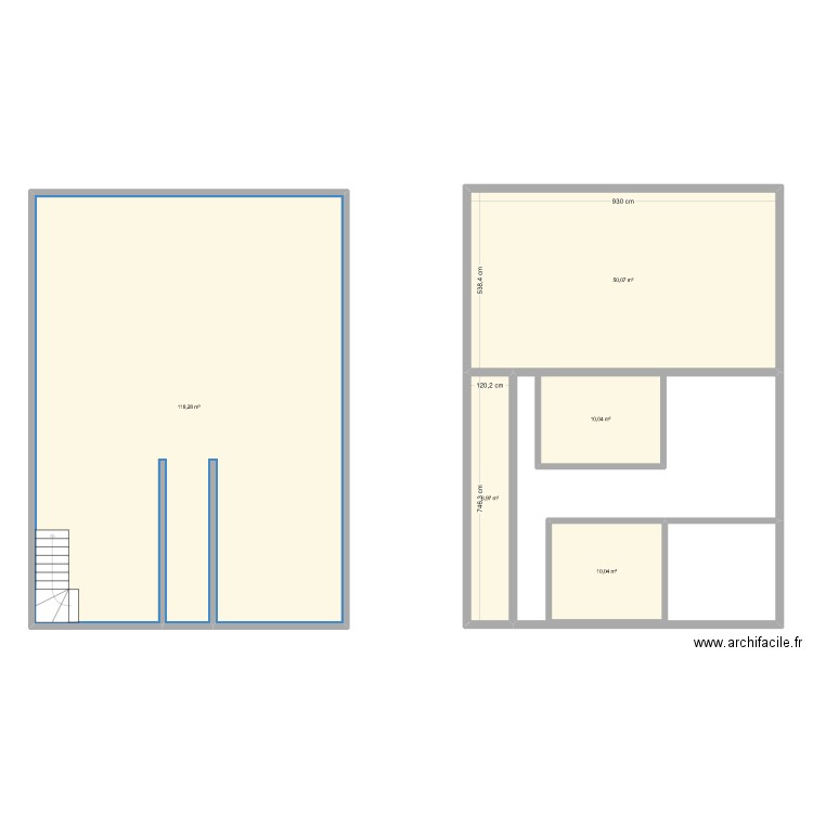 Maison v2. Plan de 5 pièces et 197 m2