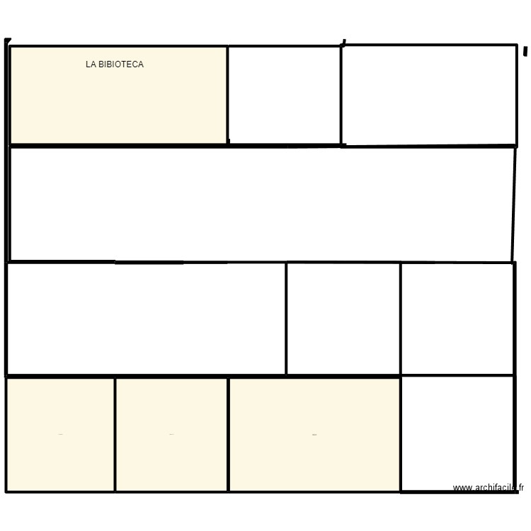 plan Italien . Plan de 8 pièces et 2006 m2