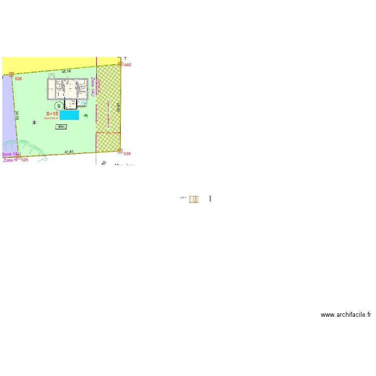 Maison 100m² Sarlat Malgouyat. Plan de 12 pièces et 156 m2