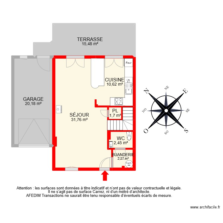 BI24806. Plan de 15 pièces et 137 m2